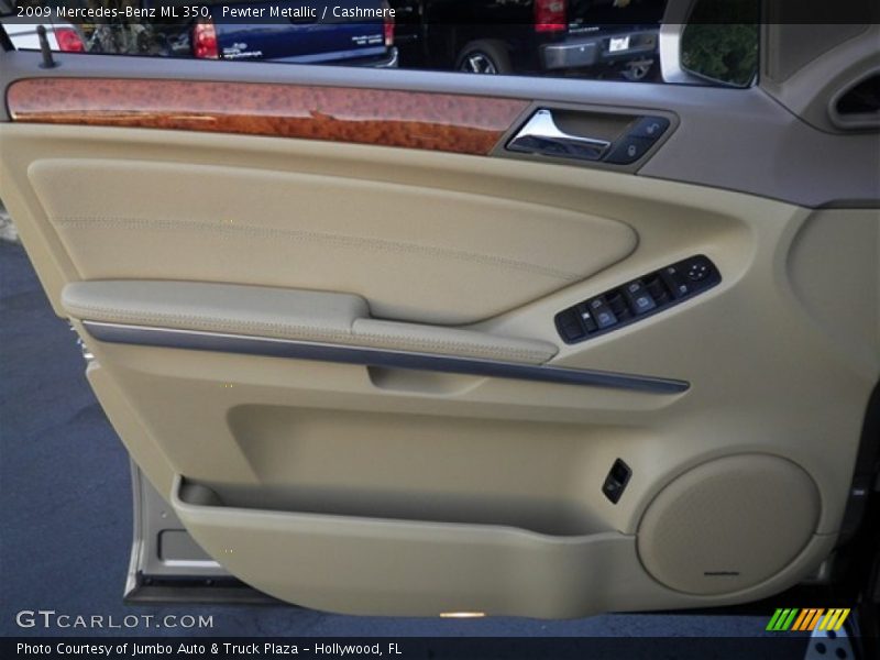 Pewter Metallic / Cashmere 2009 Mercedes-Benz ML 350