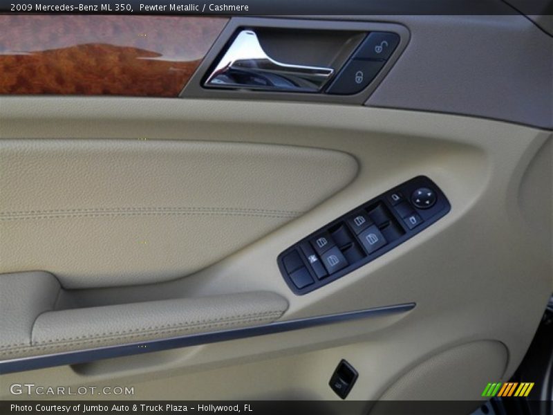 Pewter Metallic / Cashmere 2009 Mercedes-Benz ML 350