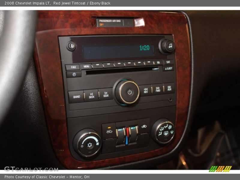 Controls of 2008 Impala LT