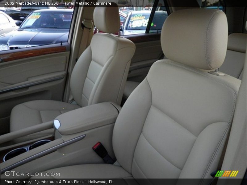 Pewter Metallic / Cashmere 2009 Mercedes-Benz ML 350
