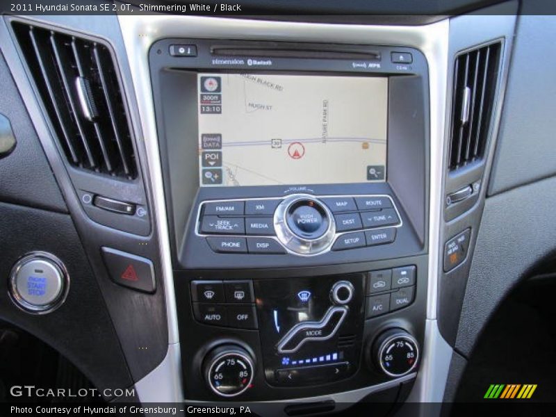 Controls of 2011 Sonata SE 2.0T