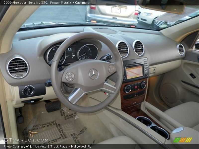 Pewter Metallic / Cashmere 2009 Mercedes-Benz ML 350