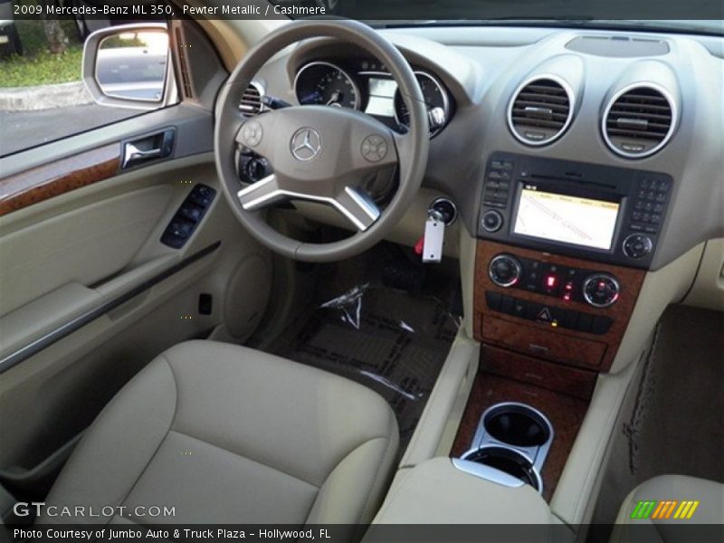 Pewter Metallic / Cashmere 2009 Mercedes-Benz ML 350