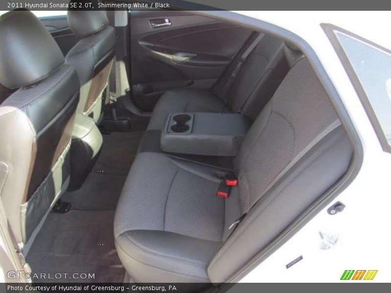 Rear Seat of 2011 Sonata SE 2.0T