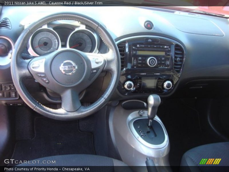Cayenne Red / Black/Silver Trim 2011 Nissan Juke S AWD