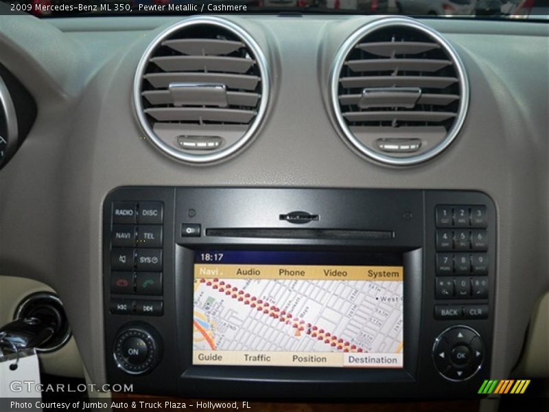 Pewter Metallic / Cashmere 2009 Mercedes-Benz ML 350