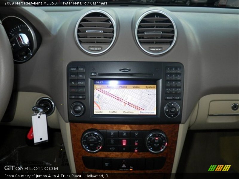Pewter Metallic / Cashmere 2009 Mercedes-Benz ML 350