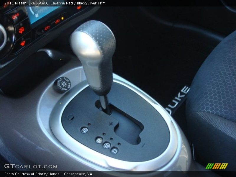 Cayenne Red / Black/Silver Trim 2011 Nissan Juke S AWD
