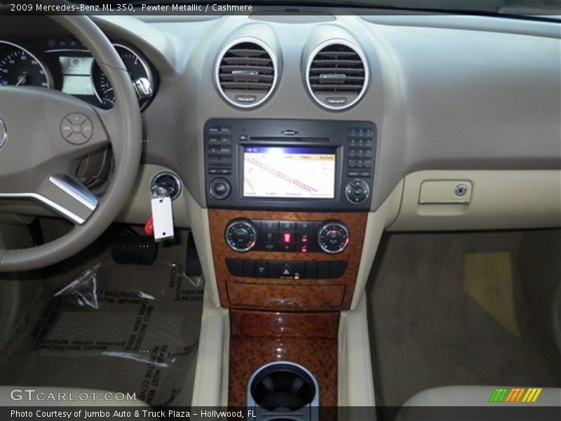 Pewter Metallic / Cashmere 2009 Mercedes-Benz ML 350