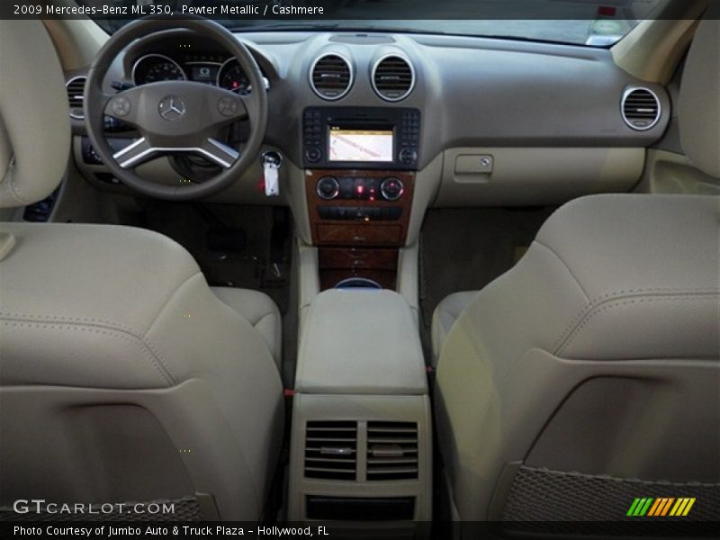 Pewter Metallic / Cashmere 2009 Mercedes-Benz ML 350