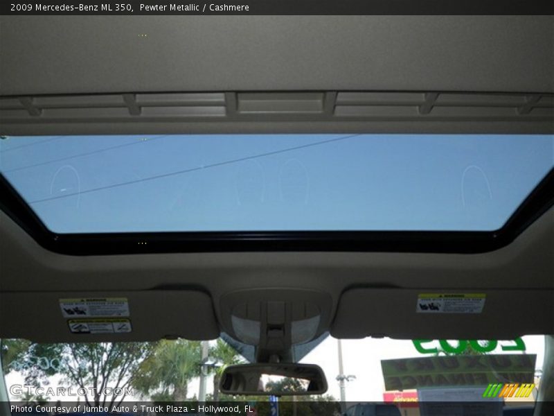 Pewter Metallic / Cashmere 2009 Mercedes-Benz ML 350