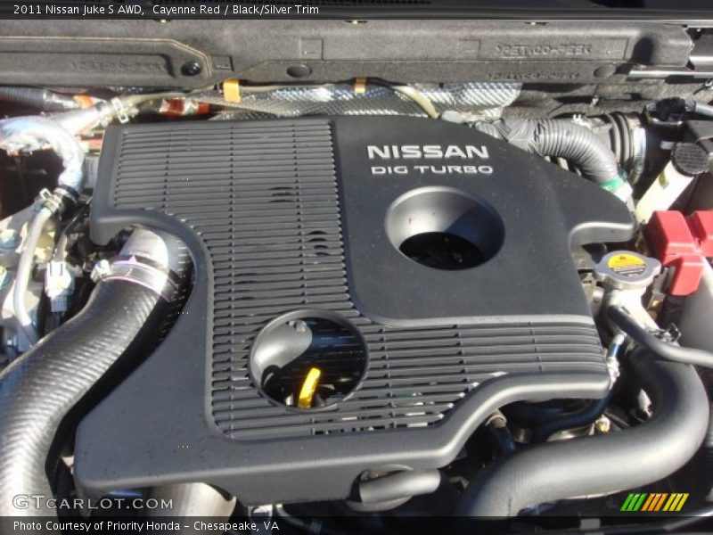 Cayenne Red / Black/Silver Trim 2011 Nissan Juke S AWD