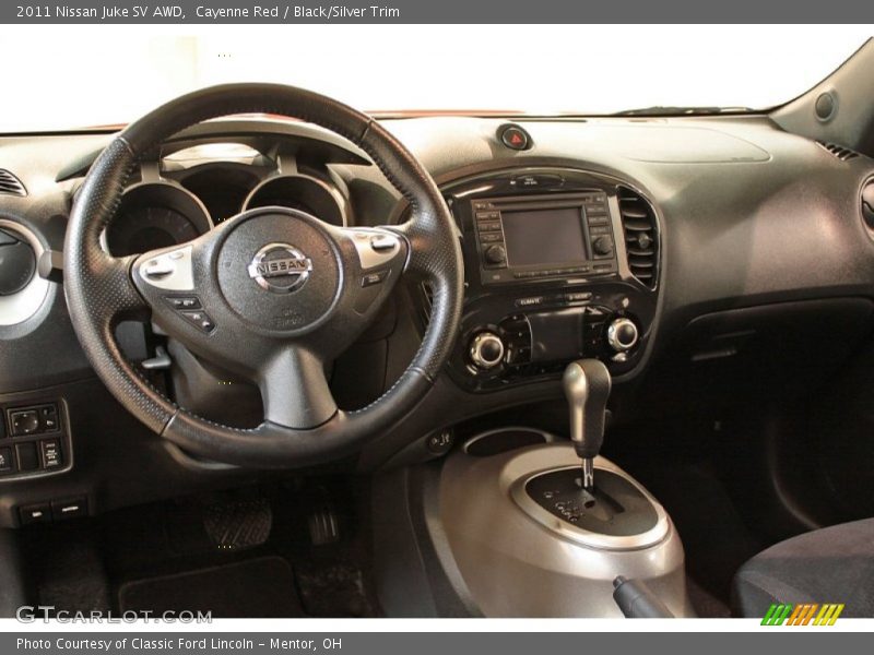 Cayenne Red / Black/Silver Trim 2011 Nissan Juke SV AWD