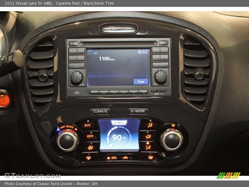 Cayenne Red / Black/Silver Trim 2011 Nissan Juke SV AWD