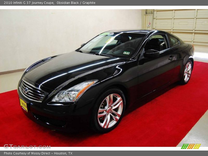 Obsidian Black / Graphite 2010 Infiniti G 37 Journey Coupe