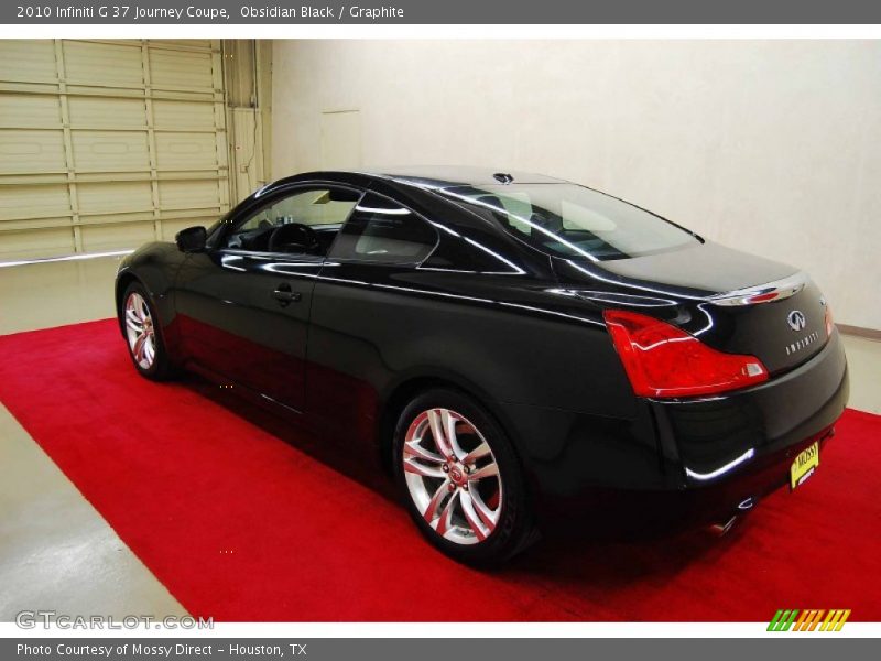 Obsidian Black / Graphite 2010 Infiniti G 37 Journey Coupe