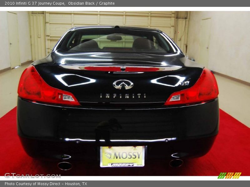 Obsidian Black / Graphite 2010 Infiniti G 37 Journey Coupe