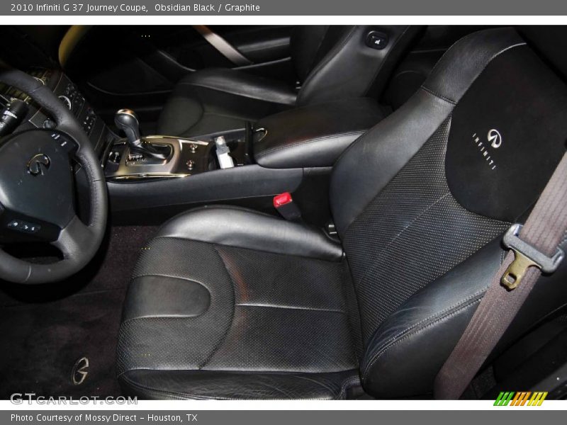 Obsidian Black / Graphite 2010 Infiniti G 37 Journey Coupe