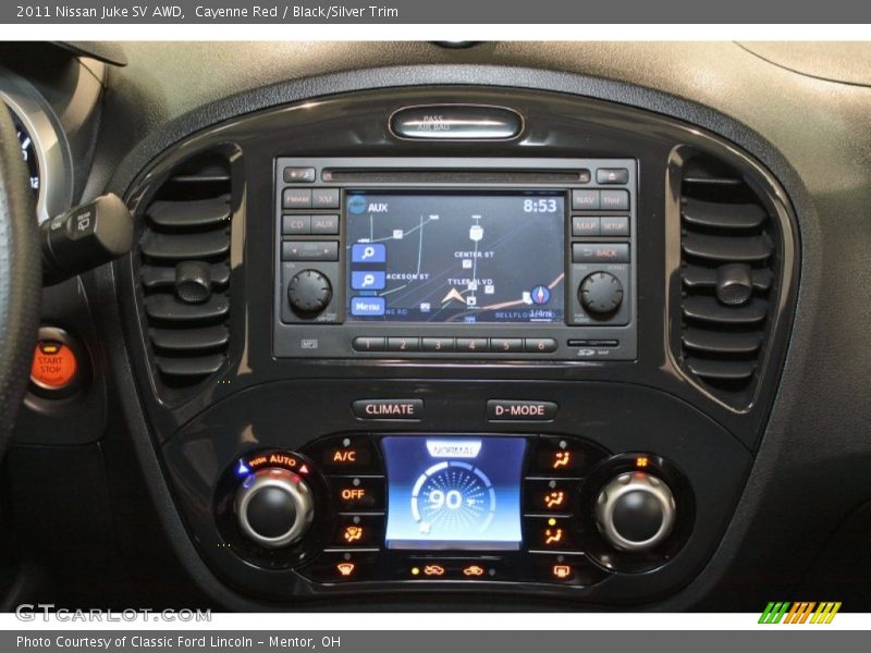 Cayenne Red / Black/Silver Trim 2011 Nissan Juke SV AWD