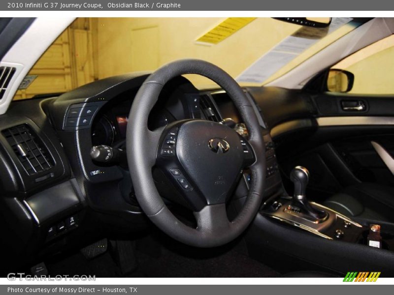 Obsidian Black / Graphite 2010 Infiniti G 37 Journey Coupe