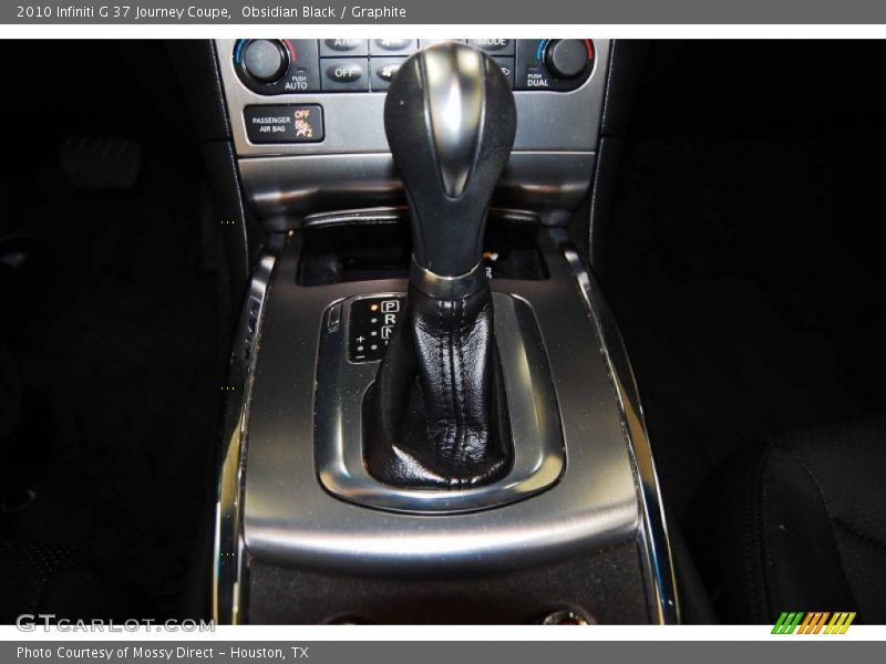 Obsidian Black / Graphite 2010 Infiniti G 37 Journey Coupe