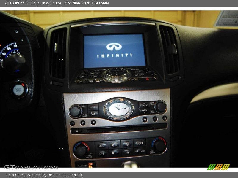 Obsidian Black / Graphite 2010 Infiniti G 37 Journey Coupe