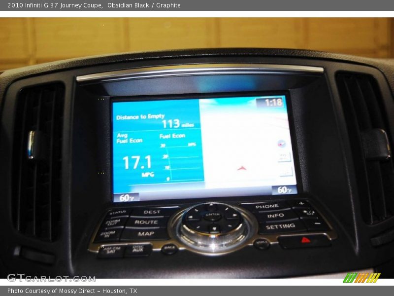 Obsidian Black / Graphite 2010 Infiniti G 37 Journey Coupe