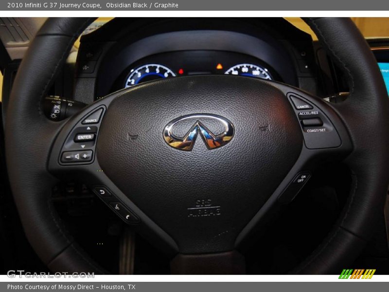Obsidian Black / Graphite 2010 Infiniti G 37 Journey Coupe