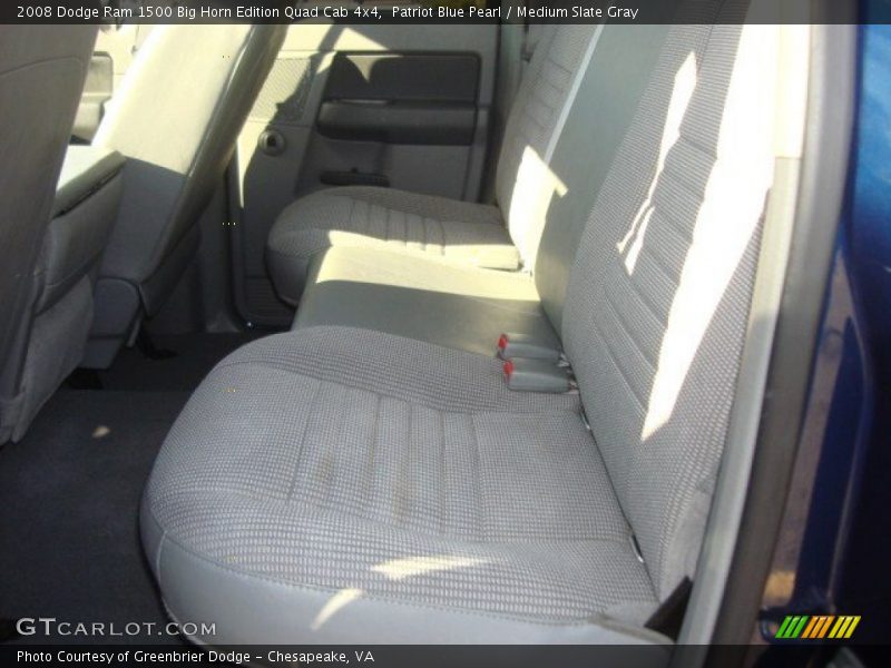 Patriot Blue Pearl / Medium Slate Gray 2008 Dodge Ram 1500 Big Horn Edition Quad Cab 4x4