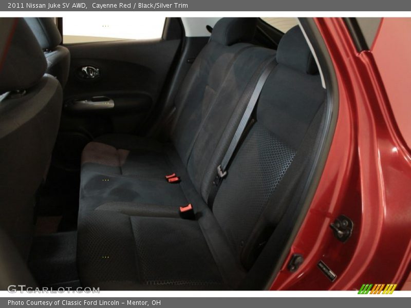 Cayenne Red / Black/Silver Trim 2011 Nissan Juke SV AWD