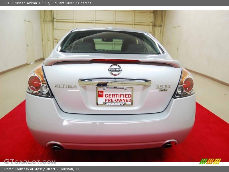 Brilliant Silver / Charcoal 2012 Nissan Altima 3.5 SR