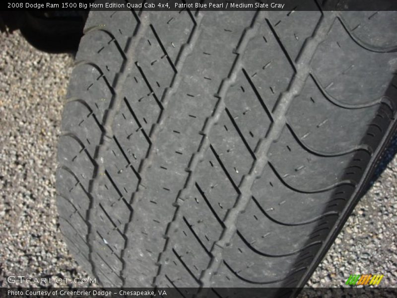 Patriot Blue Pearl / Medium Slate Gray 2008 Dodge Ram 1500 Big Horn Edition Quad Cab 4x4