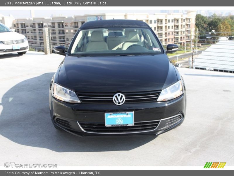 Black Uni / Cornsilk Beige 2013 Volkswagen Jetta SE Sedan