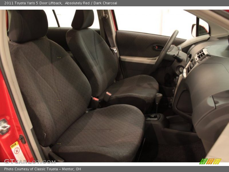 Absolutely Red / Dark Charcoal 2011 Toyota Yaris 5 Door Liftback