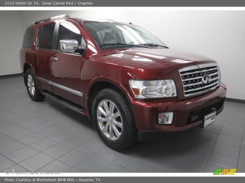 Deep Garnet Red / Graphite 2010 Infiniti QX 56