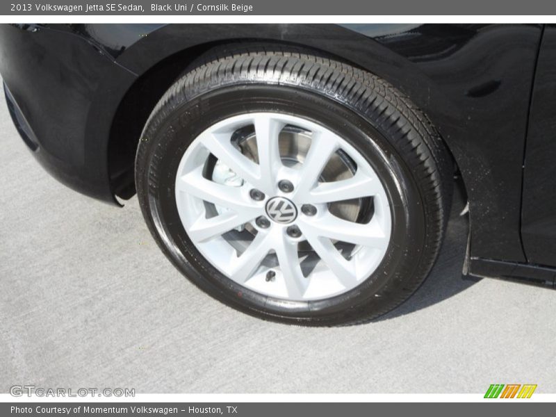 Black Uni / Cornsilk Beige 2013 Volkswagen Jetta SE Sedan