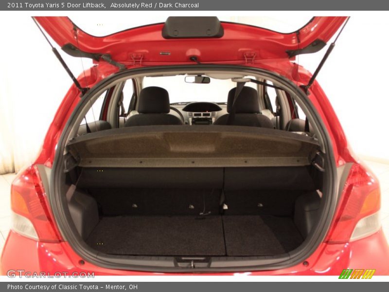 Absolutely Red / Dark Charcoal 2011 Toyota Yaris 5 Door Liftback
