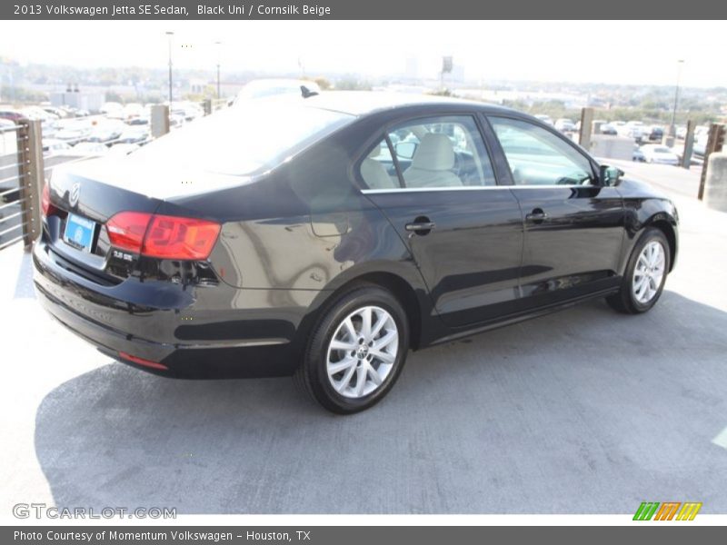 Black Uni / Cornsilk Beige 2013 Volkswagen Jetta SE Sedan