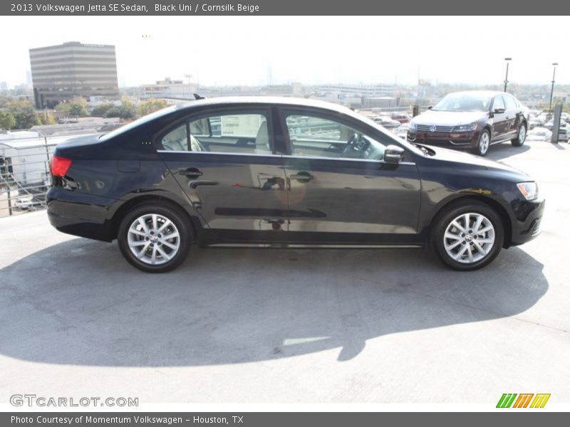 Black Uni / Cornsilk Beige 2013 Volkswagen Jetta SE Sedan
