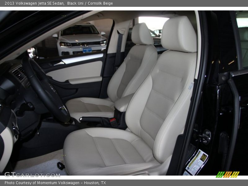 Black Uni / Cornsilk Beige 2013 Volkswagen Jetta SE Sedan