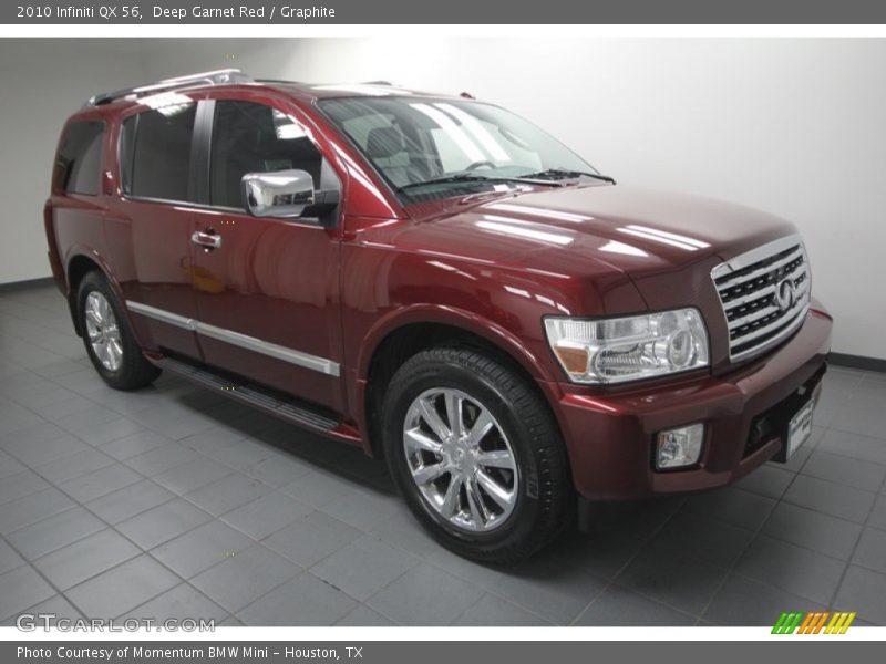 Deep Garnet Red / Graphite 2010 Infiniti QX 56