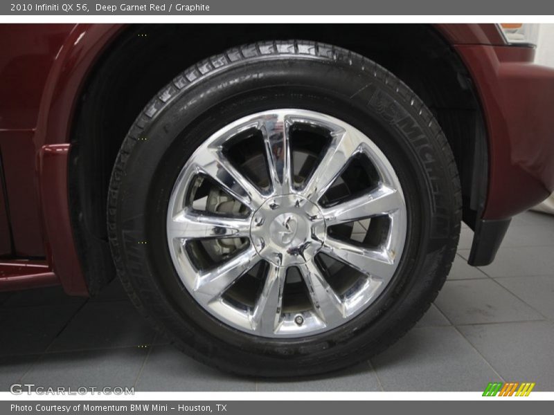 Deep Garnet Red / Graphite 2010 Infiniti QX 56