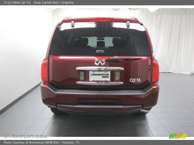 Deep Garnet Red / Graphite 2010 Infiniti QX 56
