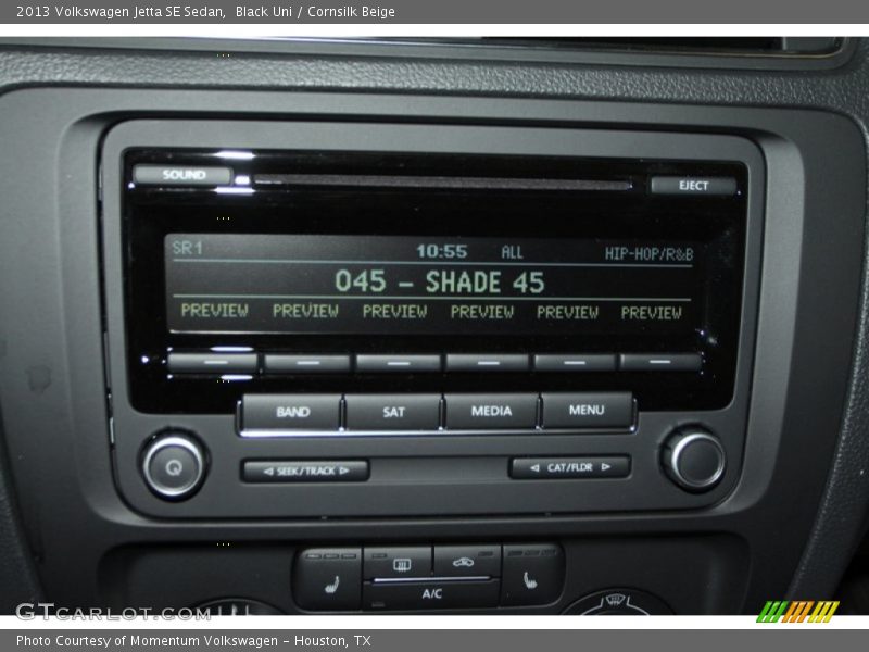 Black Uni / Cornsilk Beige 2013 Volkswagen Jetta SE Sedan