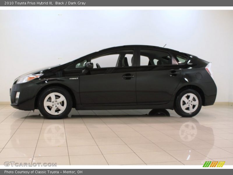 Black / Dark Gray 2010 Toyota Prius Hybrid III