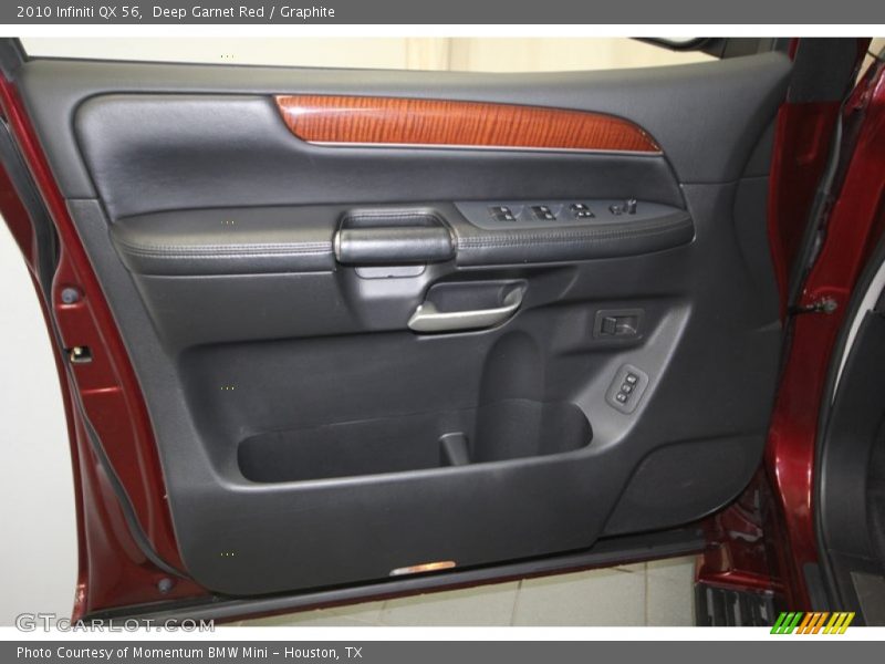 Deep Garnet Red / Graphite 2010 Infiniti QX 56