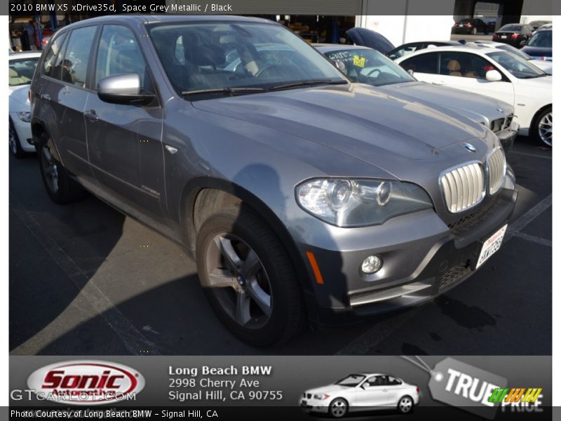Space Grey Metallic / Black 2010 BMW X5 xDrive35d