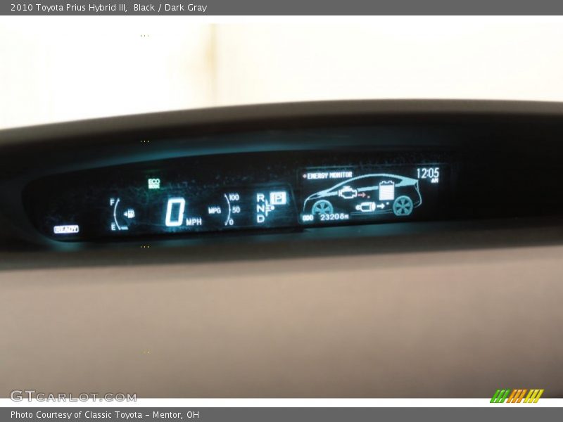 Black / Dark Gray 2010 Toyota Prius Hybrid III