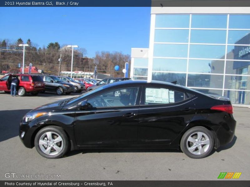 Black / Gray 2013 Hyundai Elantra GLS