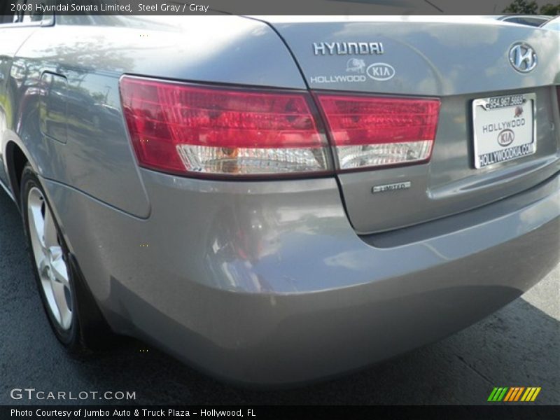 Steel Gray / Gray 2008 Hyundai Sonata Limited